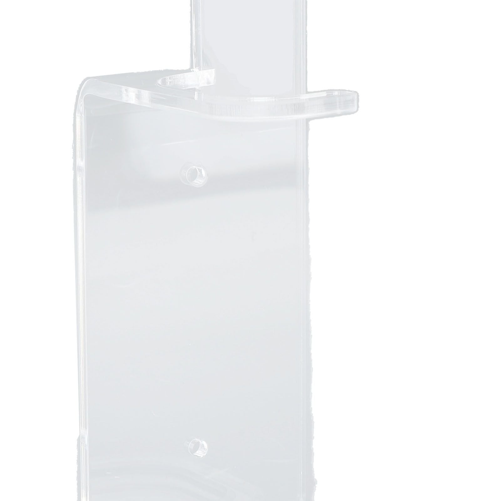 Lightsaber Wall Mount Stand Acrylic Stable Wall Mounted Lightsaber Display Rack for Home Bedroom Transparent