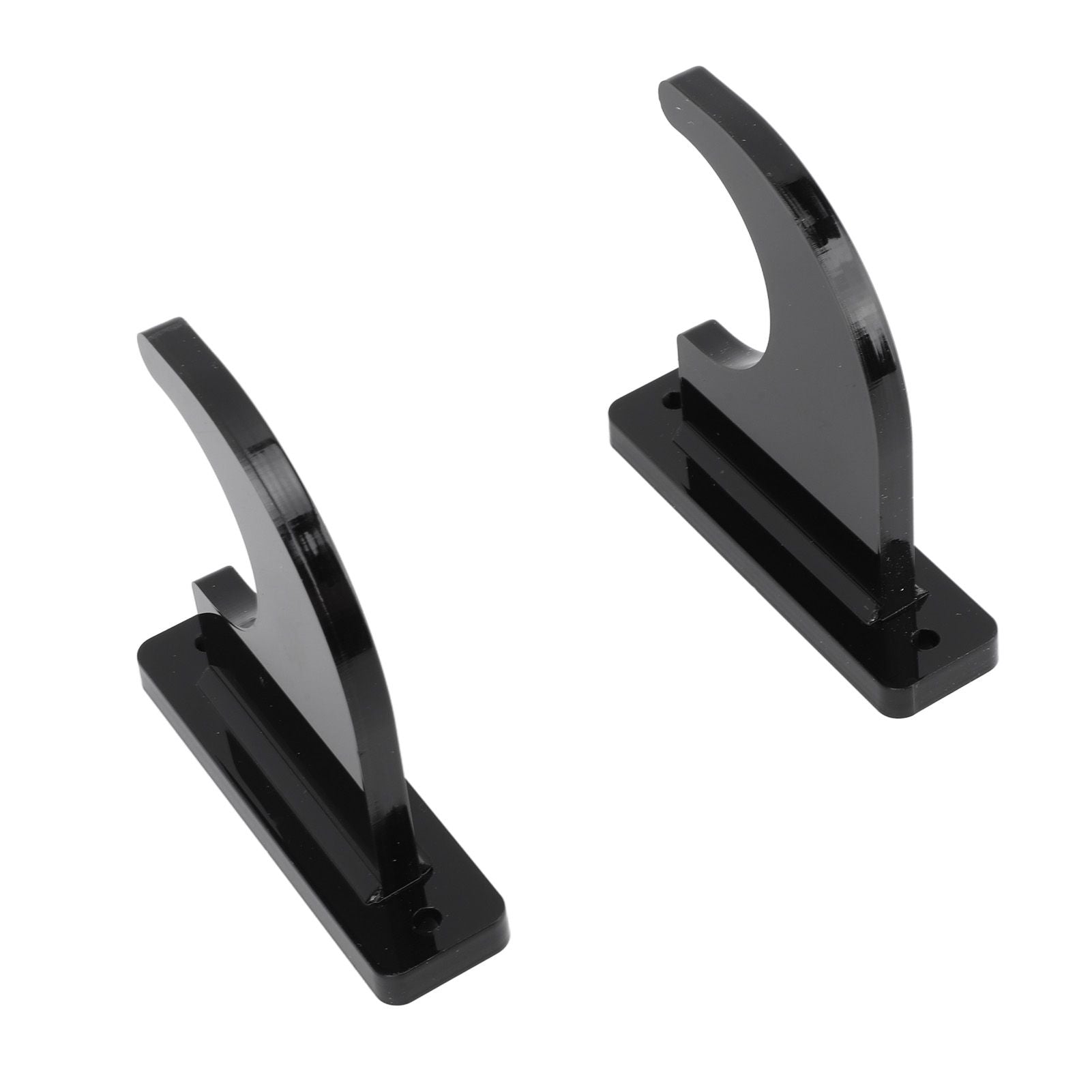2 PCS Sword Holder Acrylic Wall Mount Polished Strong Load Bearing Adjustable Sword Hook for Axes Knives Lightsabers