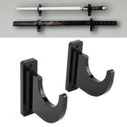 2 PCS Sword Holder Acrylic Wall Mount Polished Strong Load Bearing Adjustable Sword Hook for Axes Knives Lightsabers