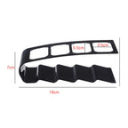 Remote Control Holder with 4 Compartments Plastic Easily Accessible TV Remote Caddy for Media Accessories Black