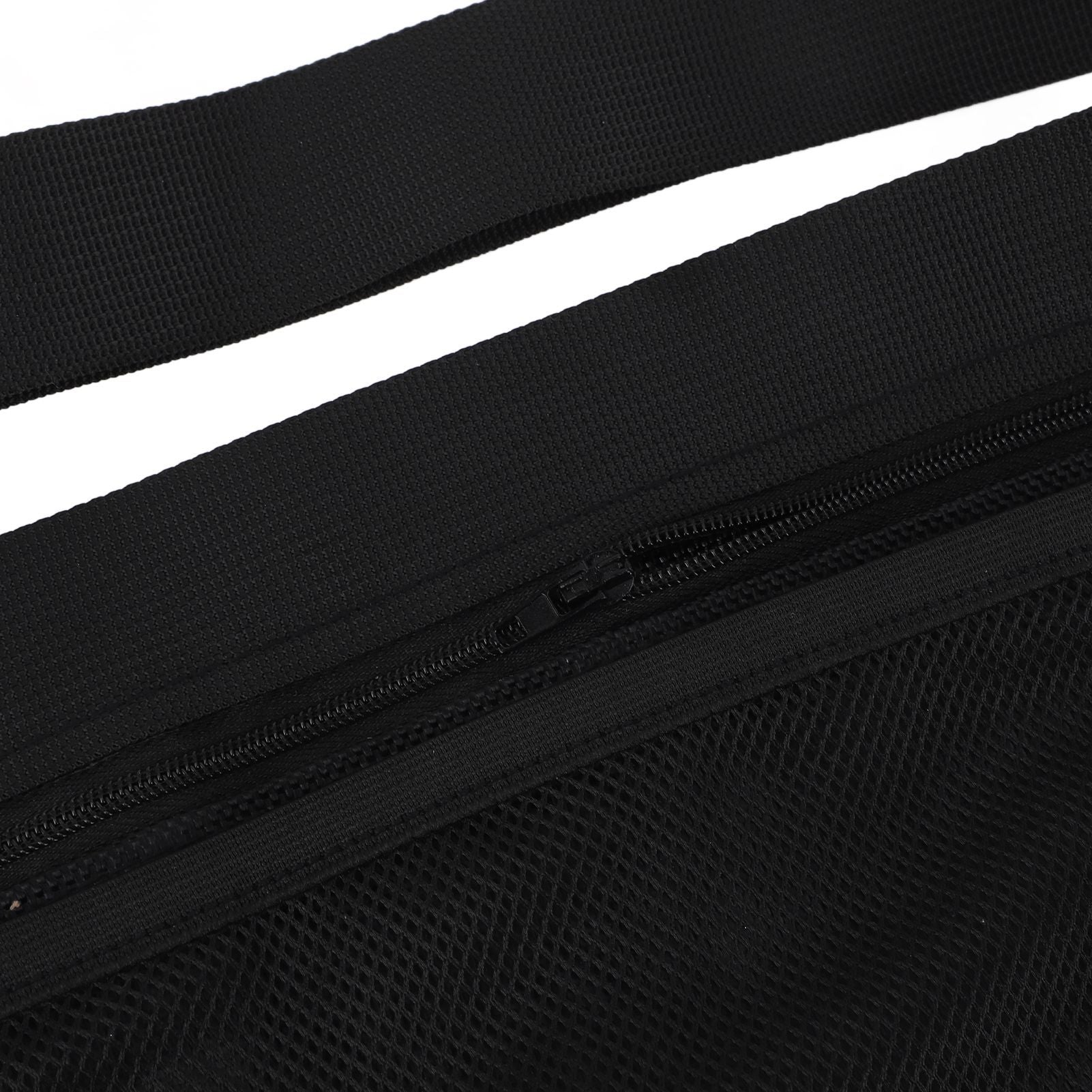 Tennis Ball Band Holder Mesh Bag Inner Zipper Pocket Adjustable Tennic Wasit Pouch for Training Match Outdoor