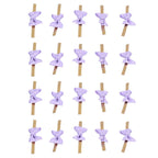 20pcs Bow Knot Twist Ties Biscuits Cookies DIY Baking Bag Ties for Gift Wrapping Weddings PartiesPurple