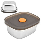 Lunch Box 304 Stainless Steel PP Food Grade Silicone Portable Food Container Storage Box for Picnic Camping Outdoor250ml