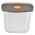 Lunch Box 304 Stainless Steel PP Food Grade Silicone Portable Food Container Storage Box for Picnic Camping Outdoor550ml