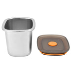 Lunch Box 304 Stainless Steel PP Food Grade Silicone Portable Food Container Storage Box for Picnic Camping Outdoor550ml