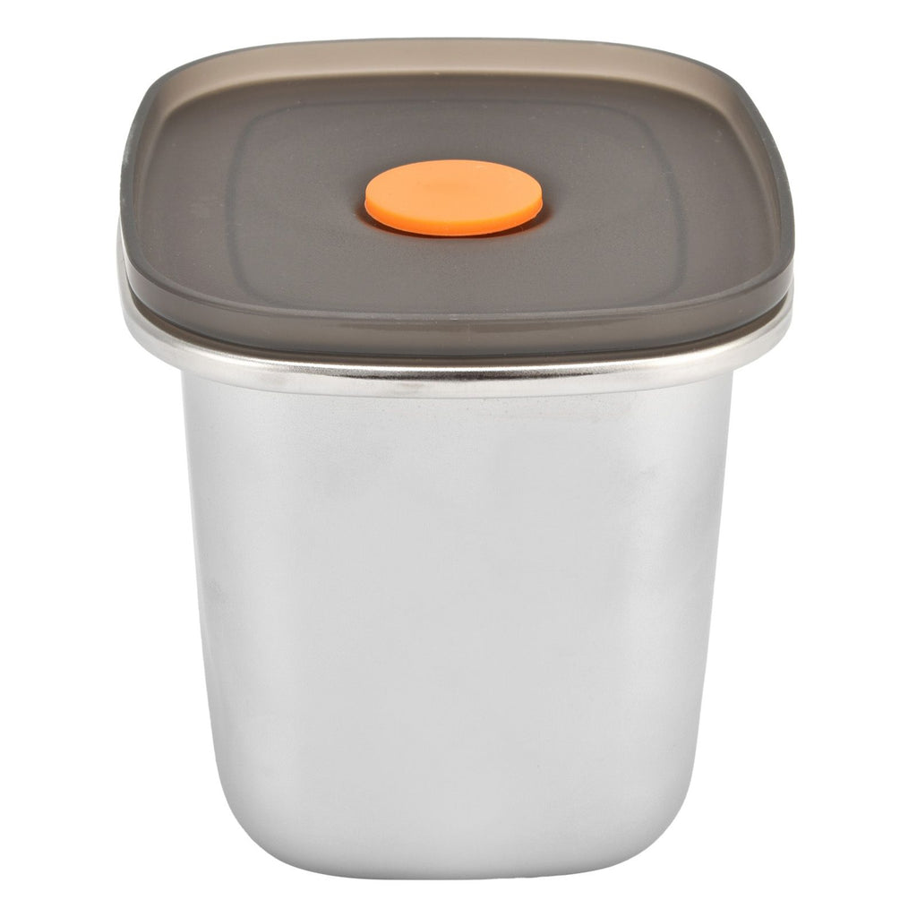 Lunch Box 304 Stainless Steel PP Food Grade Silicone Portable Food Container Storage Box for Picnic Camping Outdoor550ml
