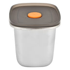 Lunch Box 304 Stainless Steel PP Food Grade Silicone Portable Food Container Storage Box for Picnic Camping Outdoor550ml