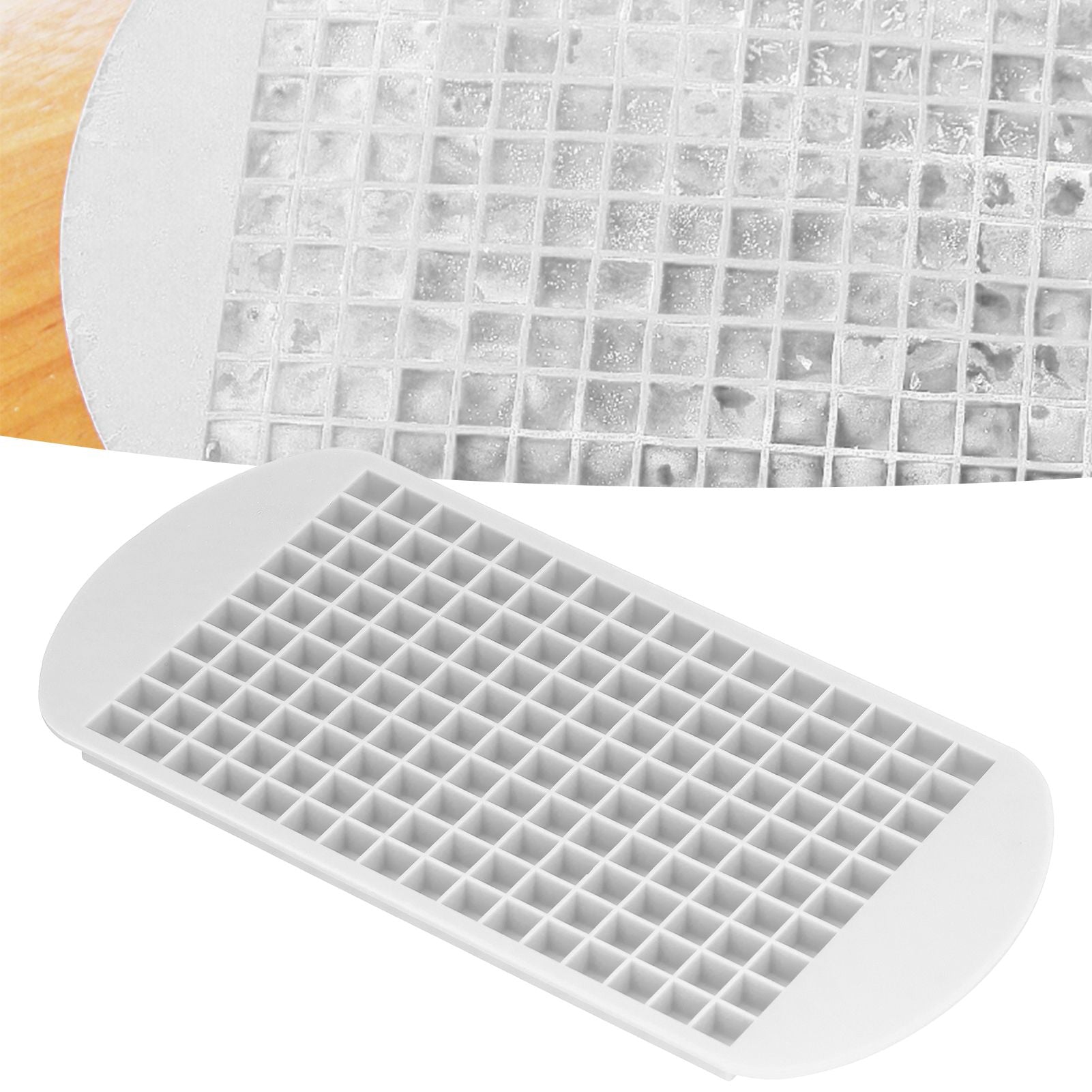 Ice Cubes Tray Mold Food Grade Silicone Mold DIY Baking Tools for Pudding Ice Cream Cake ChocolateWhite