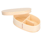 800ml Wooden Food Container Portable Bento Lunch Box Kids Lunch Container for Travel Office Camping Picnic