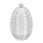 Transparent Honey Dispenser with Lid Spoon Large Capacity Honey Container for Storing Honey