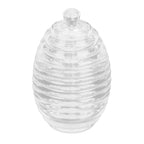 Transparent Honey Dispenser with Lid Spoon Large Capacity Honey Container for Storing Honey