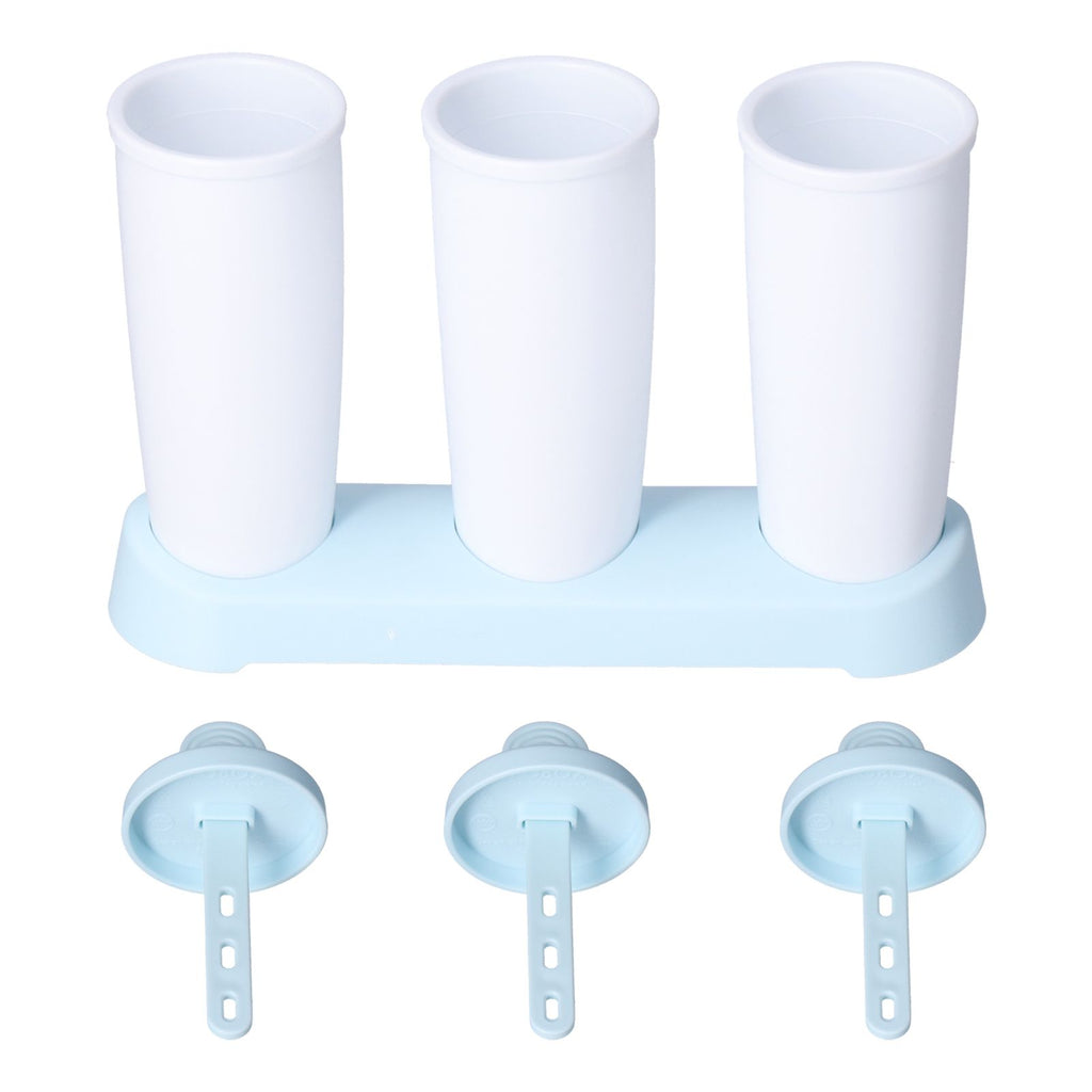 2Pcs 3 Grids Ice Cream Mold DIY Dessert Ice Cube Maker Mold for Summer Kitchen Home