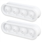 2Pcs 4 Grids Food Grade Ice Cubes Mold Whiskey Ice Ball Making Mold Tray for Home Bar