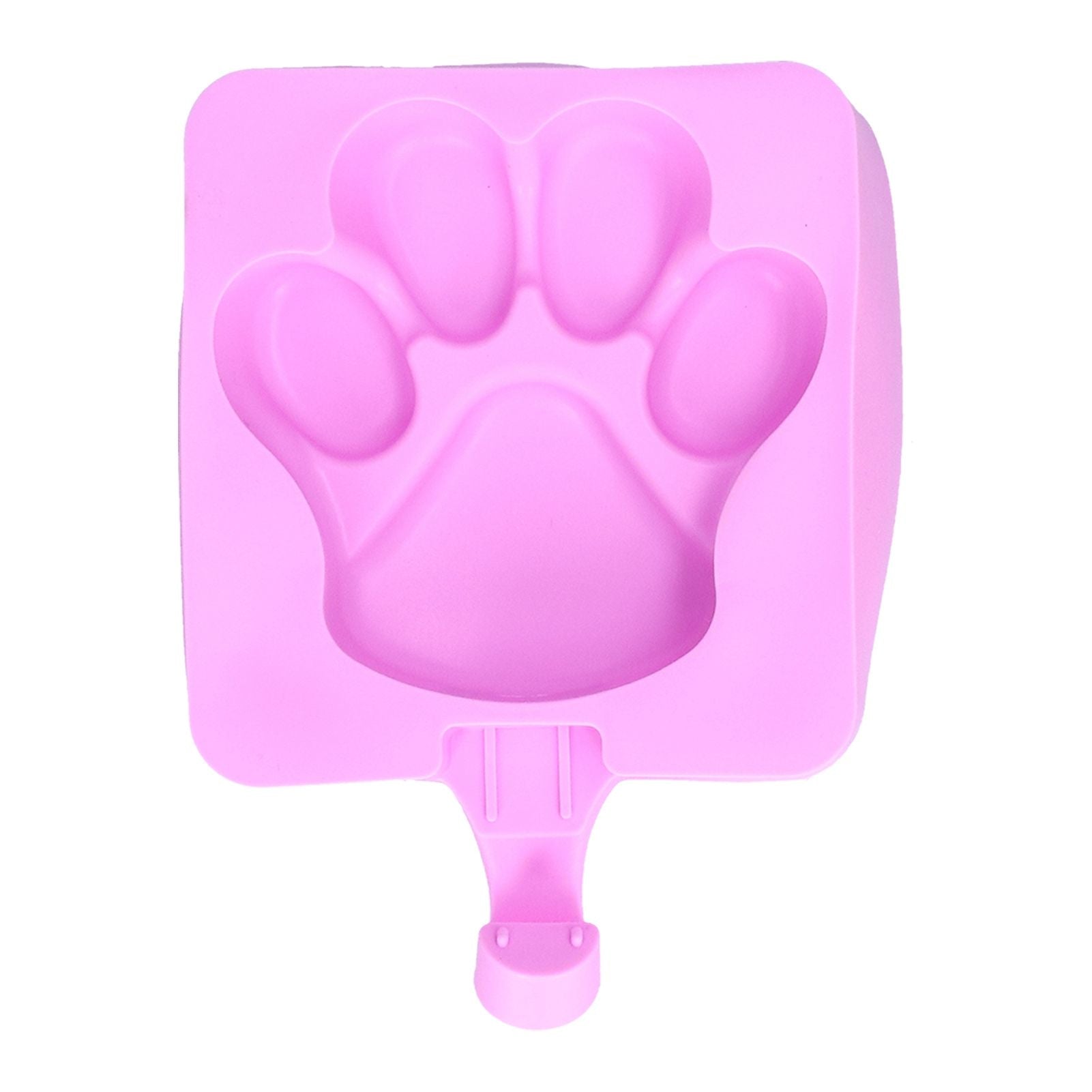 3Pcs Cute Cat Claw Design Ice Cream Mold Silicone Cake Ice Bar Making Mold for Kitchen