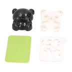 Panda Rice Ball Mold Food Grade Silicone Cute DIY Cookies Onigiri Mold for Kitchen Restaurants