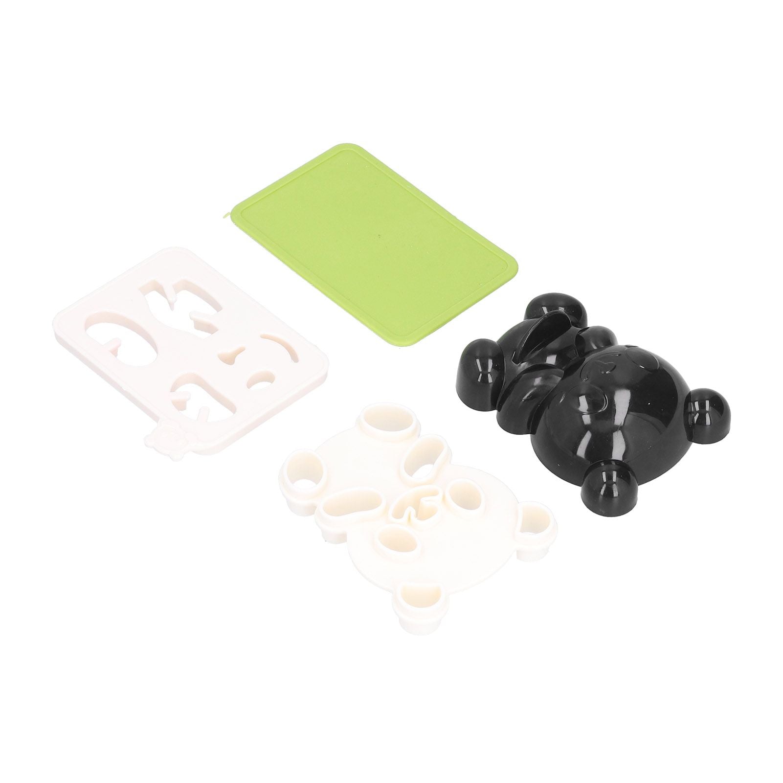 Panda Rice Ball Mold Food Grade Silicone Cute DIY Cookies Onigiri Mold for Kitchen Restaurants