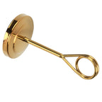 Table Number Holder Stainless Steel Durable Fade Resistant Lightweight Picture Clip for Hotel Restaurant10.5cm Gold