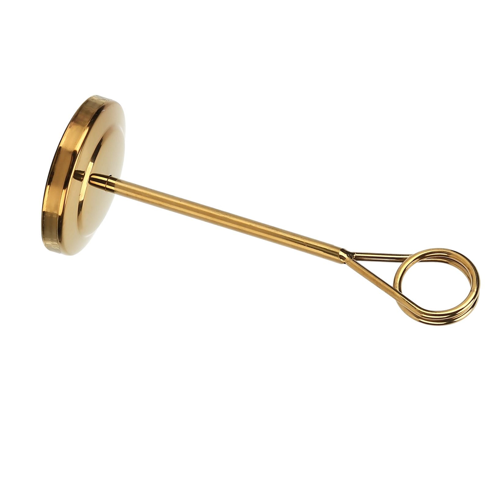 Table Number Holder Stainless Steel Durable Fade Resistant Lightweight Picture Clip for Hotel Restaurant15.5cm Gold