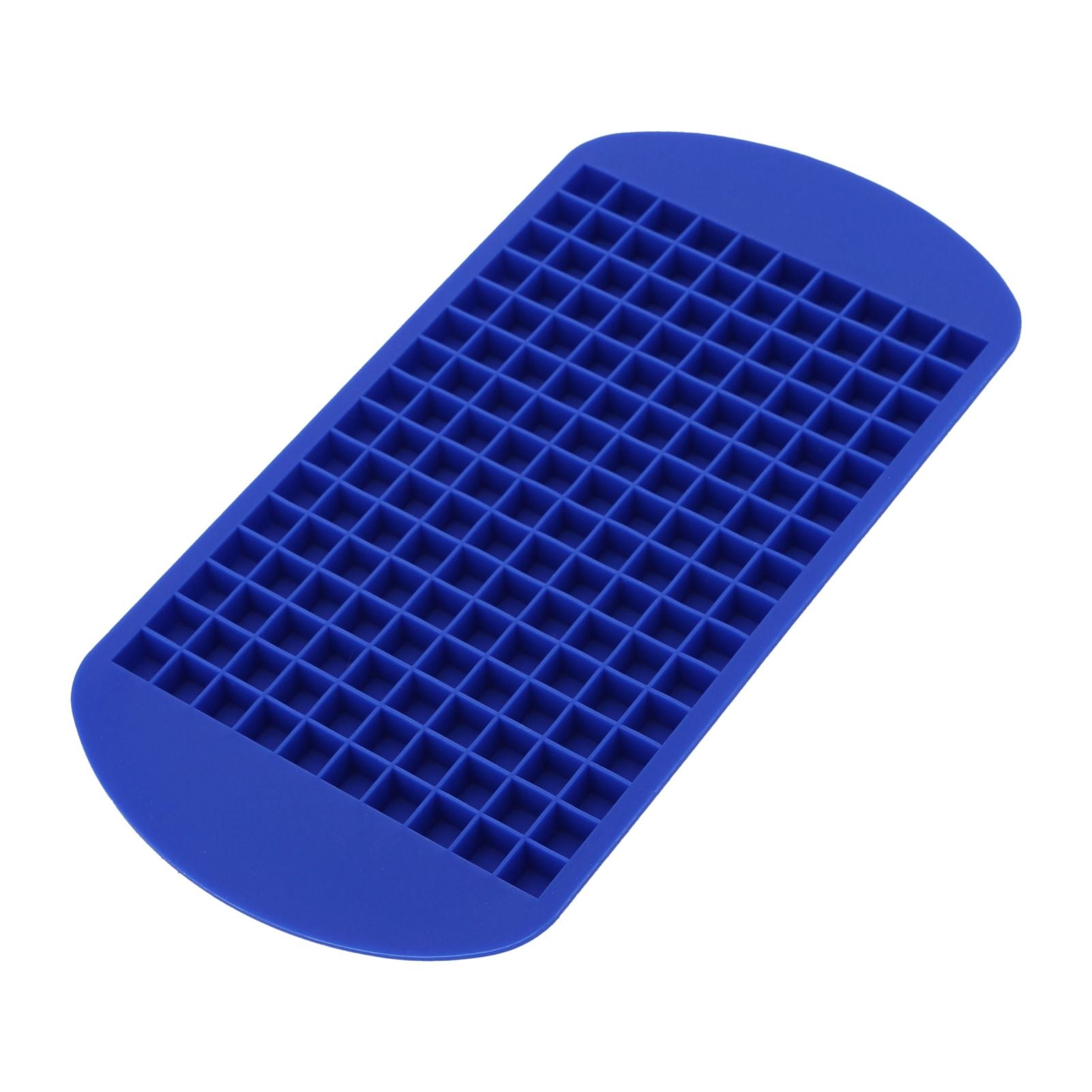 160 Grid Ice Tray Square Flexible Silicone High Temperature Resistant Mini Ice Cube Mold for Home RestaurantBlue