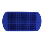 160 Grid Ice Tray Square Flexible Silicone High Temperature Resistant Mini Ice Cube Mold for Home RestaurantBlue