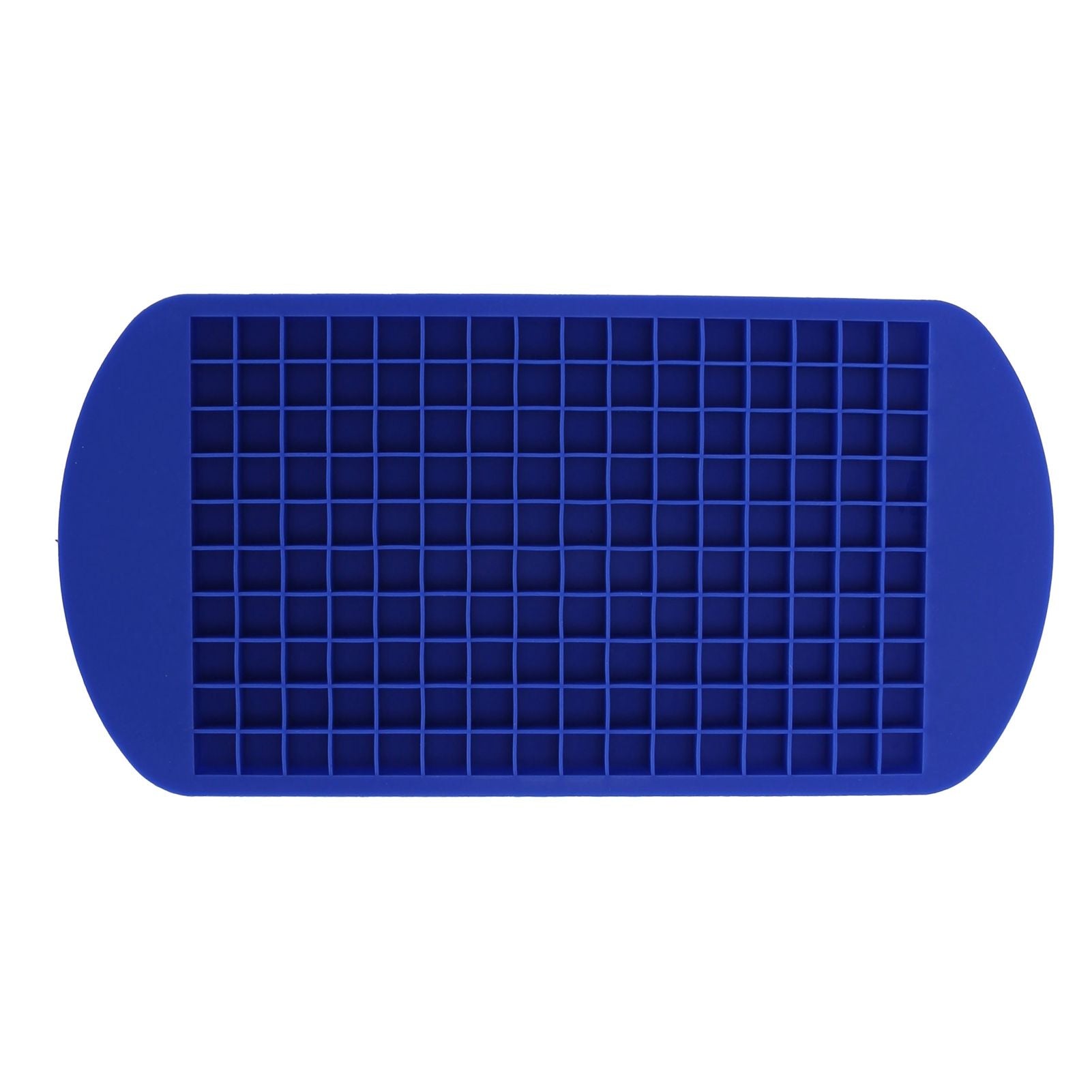 160 Grid Ice Tray Square Flexible Silicone High Temperature Resistant Mini Ice Cube Mold for Home RestaurantBlue