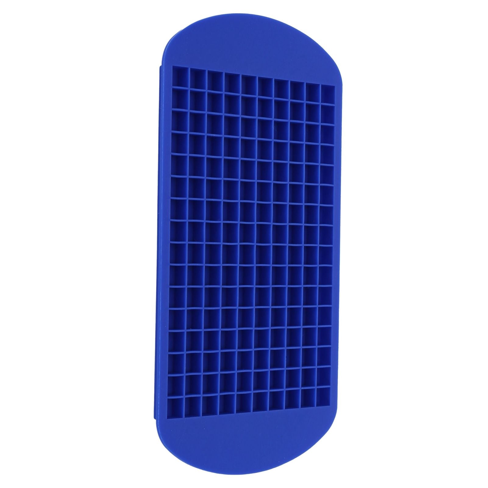 160 Grid Ice Tray Square Flexible Silicone High Temperature Resistant Mini Ice Cube Mold for Home RestaurantBlue