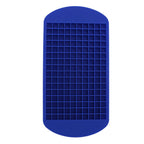 160 Grid Ice Tray Square Flexible Silicone High Temperature Resistant Mini Ice Cube Mold for Home RestaurantBlue