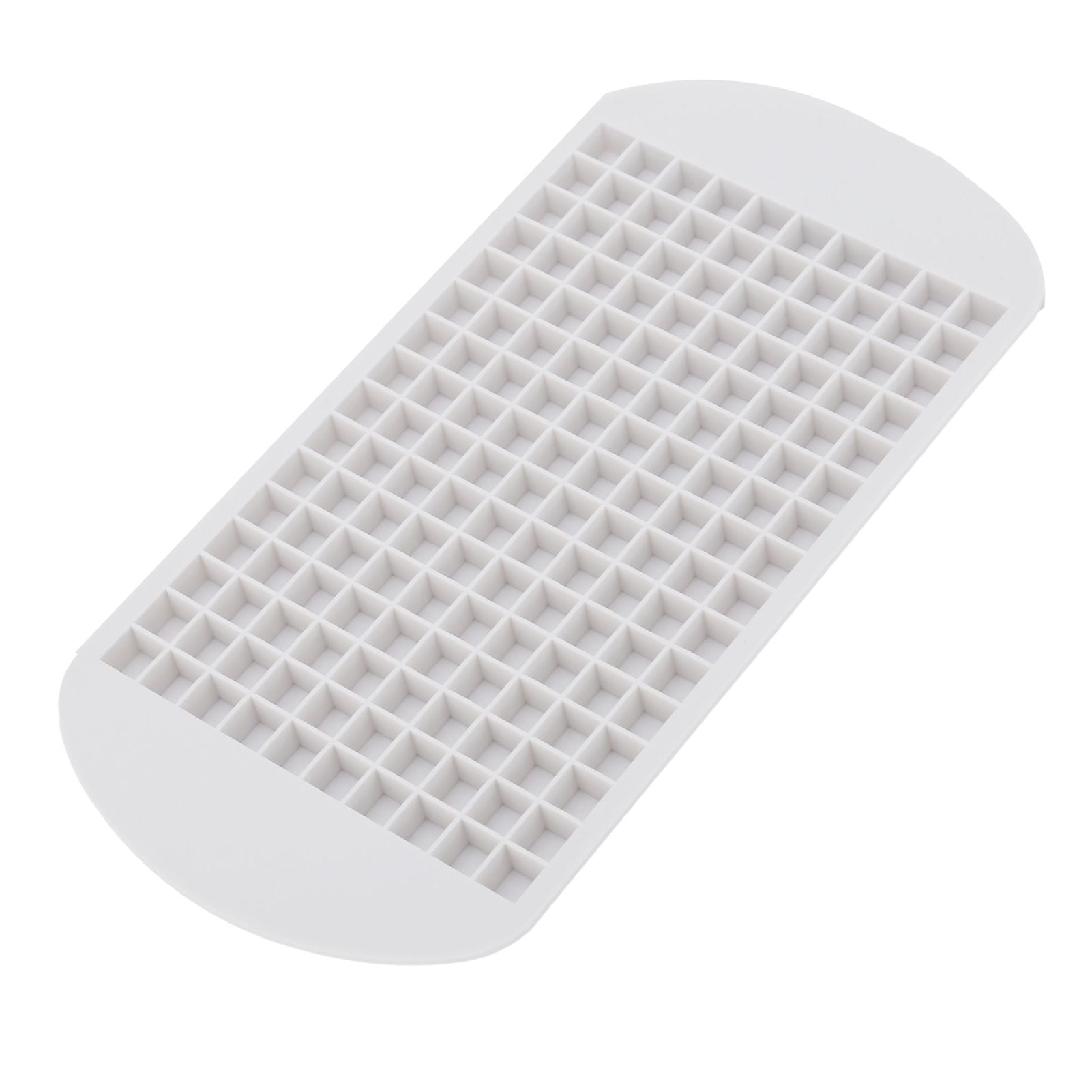 160 Grid Ice Tray Square Flexible Silicone High Temperature Resistant Mini Ice Cube Mold for Home RestaurantWhite