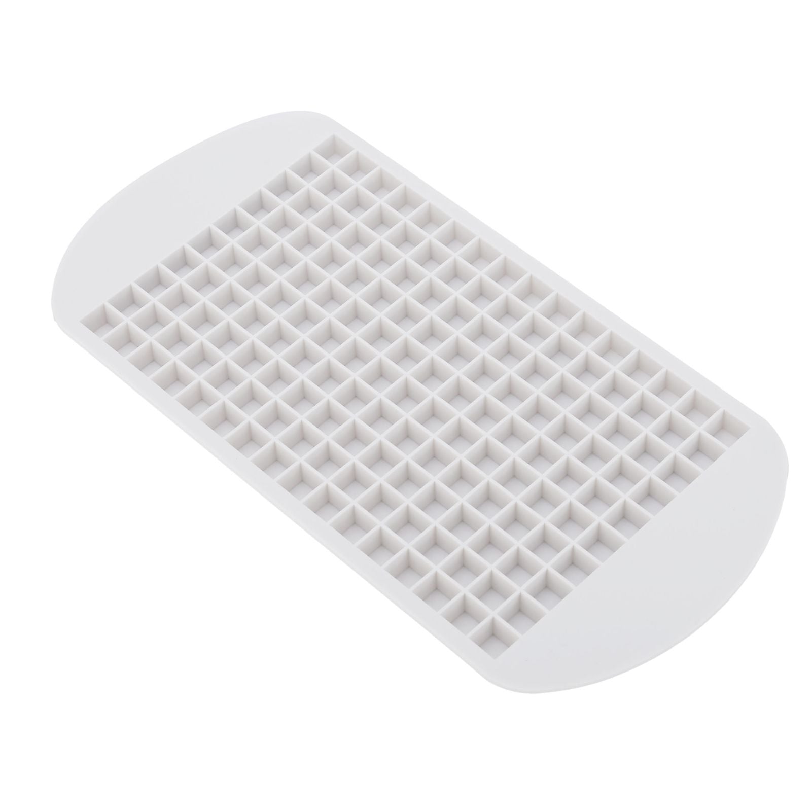 160 Grid Ice Tray Square Flexible Silicone High Temperature Resistant Mini Ice Cube Mold for Home RestaurantWhite