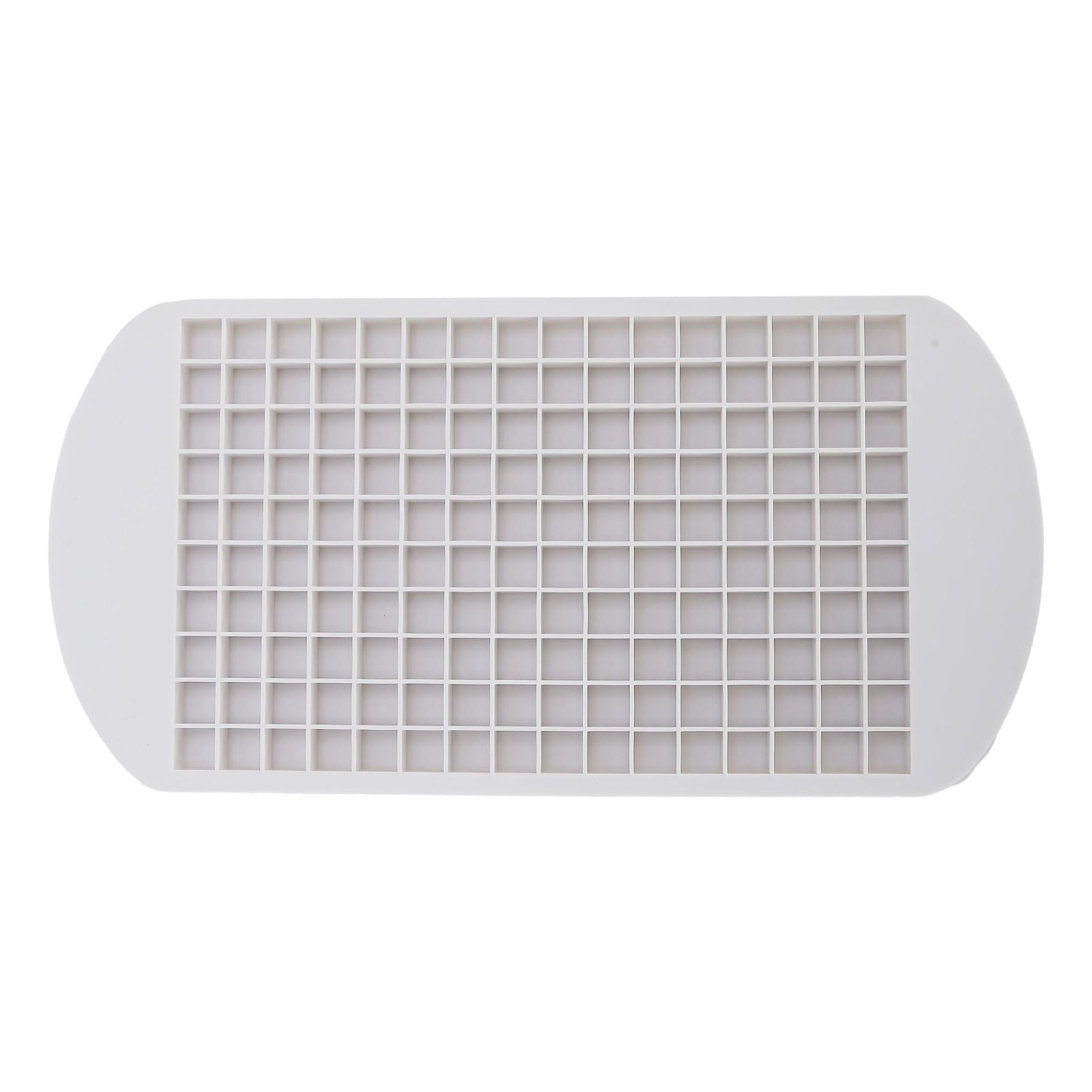 160 Grid Ice Tray Square Flexible Silicone High Temperature Resistant Mini Ice Cube Mold for Home RestaurantWhite