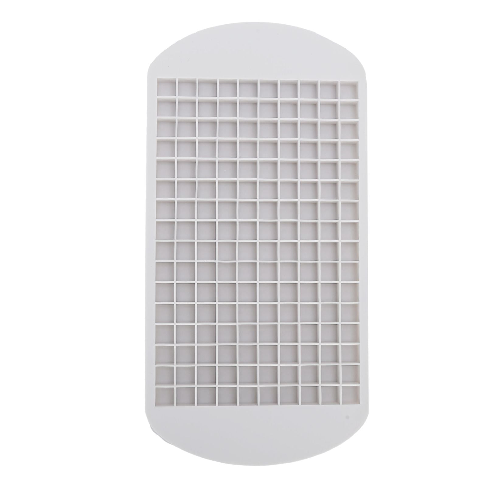 160 Grid Ice Tray Square Flexible Silicone High Temperature Resistant Mini Ice Cube Mold for Home RestaurantWhite