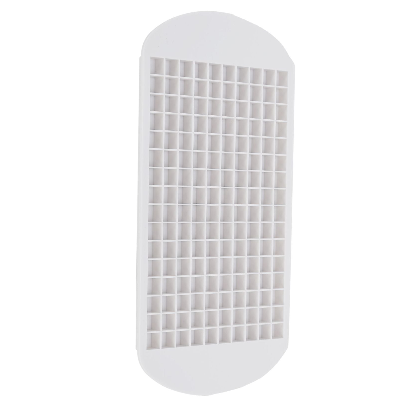 160 Grid Ice Tray Square Flexible Silicone High Temperature Resistant Mini Ice Cube Mold for Home RestaurantWhite