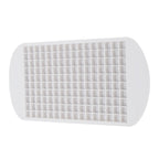 160 Grid Ice Tray Square Flexible Silicone High Temperature Resistant Mini Ice Cube Mold for Home RestaurantWhite