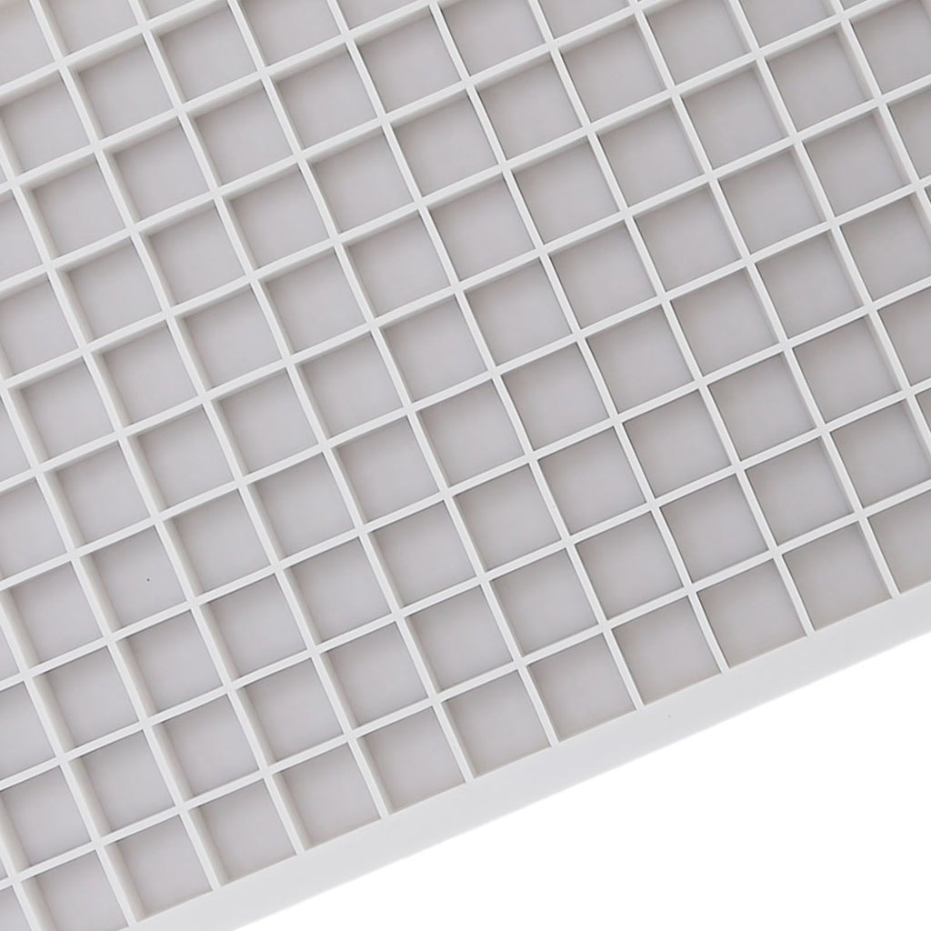 160 Grid Ice Tray Square Flexible Silicone High Temperature Resistant Mini Ice Cube Mold for Home RestaurantWhite