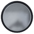 9in Bakeware Carbon Steel Baking Pan with Movable Chassis and Wavy Edge Nonstick Black for Family Baking9in Movable Chassis Pie Pan