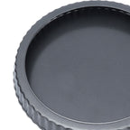 9in Bakeware Carbon Steel Baking Pan with Movable Chassis and Wavy Edge Nonstick Black for Family Baking9in Movable Chassis Pie Pan