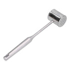 Meat Mallet Tenderizer Stainless Steel Hand Held Manual Anti Rust Steak Meat Pounder for Home Restaurants