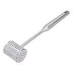 Meat Mallet Tenderizer Stainless Steel Hand Held Manual Anti Rust Steak Meat Pounder for Home Restaurants