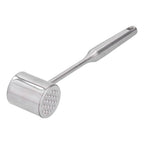 Meat Mallet Tenderizer Stainless Steel Hand Held Manual Anti Rust Steak Meat Pounder for Home Restaurants