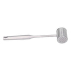 Meat Mallet Tenderizer Stainless Steel Hand Held Manual Anti Rust Steak Meat Pounder for Home Restaurants