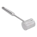 Meat Mallet Tenderizer Stainless Steel Hand Held Manual Anti Rust Steak Meat Pounder for Home Restaurants
