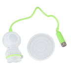 Silicone Tea Infuser Cute Diver Shape Loose Tea Leaf Filter Tea Diffuser Strainer with Chain and Drip Tray for Home Green