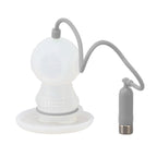 Silicone Tea Infuser Cute Diver Shape Loose Tea Leaf Filter Tea Diffuser Strainer with Chain and Drip Tray for Home Grey
