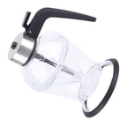 Diamond Honey Bottle Press Type Transparent Glass 200ml Handheld Oil Dispenser for Soy Sauce