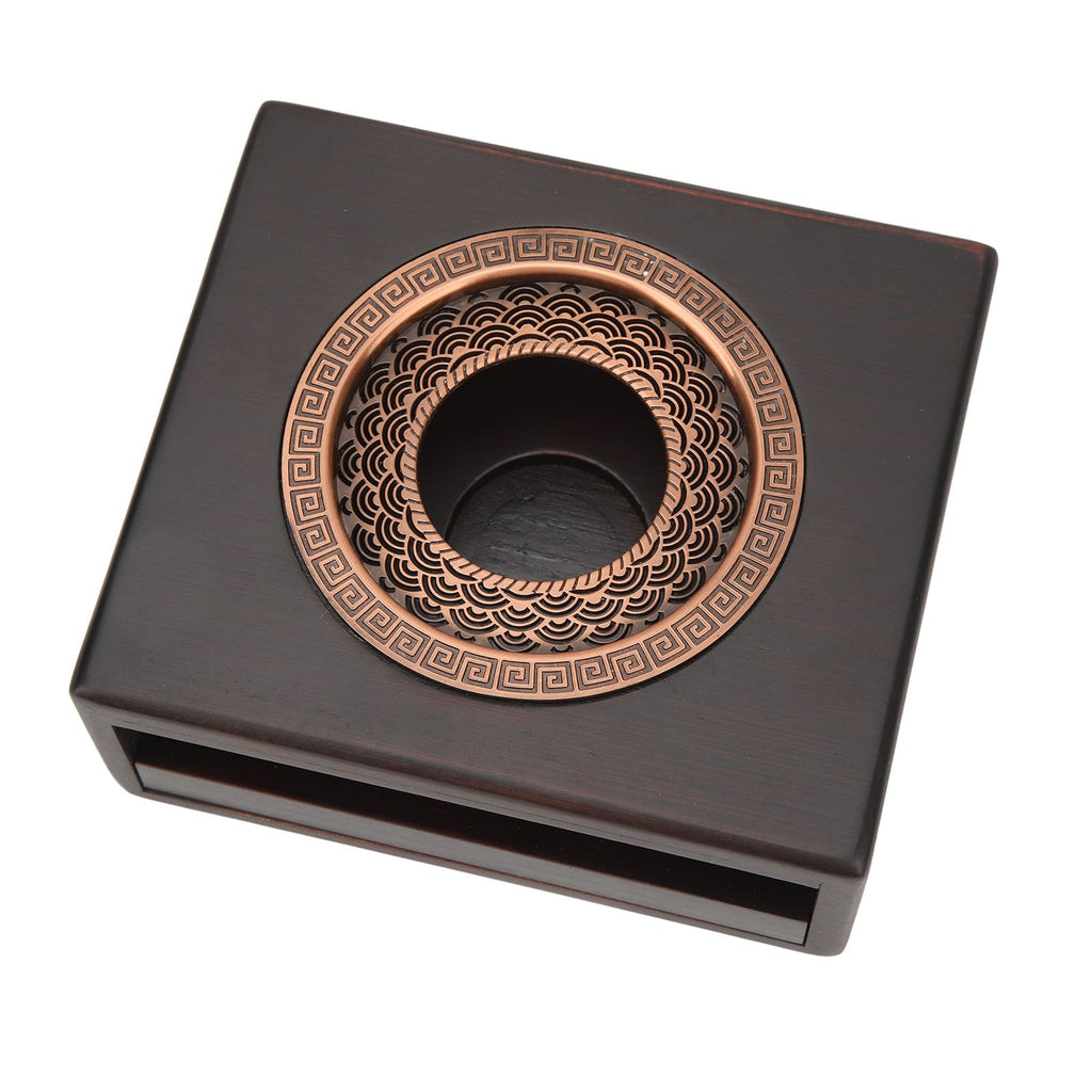 Bamboo Teapot Warmer Rapid Heating Traditional Save Energy Bamboo Tea Warmer Base for Teaware Accessories