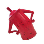 Storage Canister Resin Multifunctional Stylish Food Storage Jar Home Decoration for Jewelry Coffee Red S