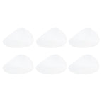 6PCS Round Placemat Woven White Table Mat Heat Insulation Easy to Clean Versatile Dining Accessory for Home Kitchen Decor