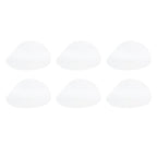 6PCS Round Placemat Woven White Table Mat Heat Insulation Easy to Clean Versatile Dining Accessory for Home Kitchen Decor