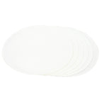 6PCS Round Placemat Woven White Table Mat Heat Insulation Easy to Clean Versatile Dining Accessory for Home Kitchen Decor