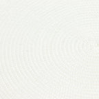 6PCS Round Placemat Woven White Table Mat Heat Insulation Easy to Clean Versatile Dining Accessory for Home Kitchen Decor